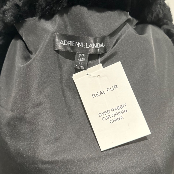 Adrienne Landau Rabbit Fur Vest - Picture 3 of 3
